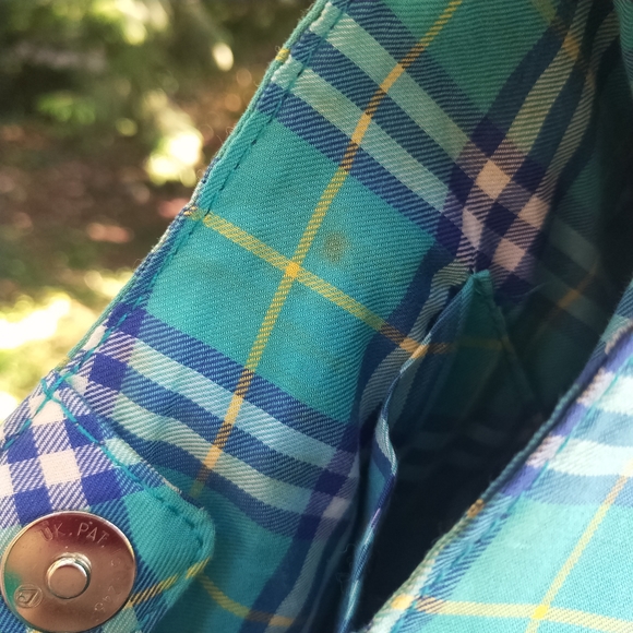 HURRY!! STORE CLOSE THIS WEEK!! BURBERRY LONDON BLUE NOVA CHECK  STRAW BAG - Picture 9 of 9